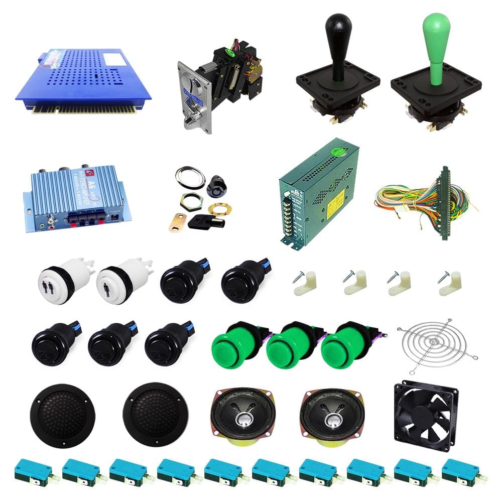Ultimate 412 in 1 DIY Arcade Kit-Happ Joystick - DIY Arcade Australia