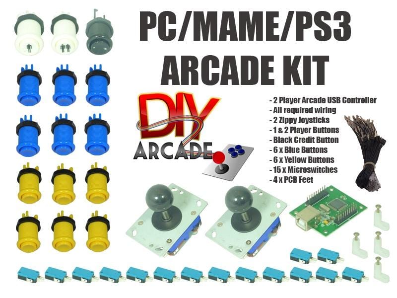 oprindelse nederdel Cruelty USB Arcade Kit (for PC/PS3/MAME)