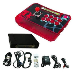 Wireless Arcade Stick Home Console with 815 games (One player) Red - DIY Arcade Australia