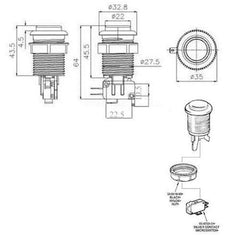 Happ-Style Standard Arcade Buttons